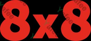 8X8
